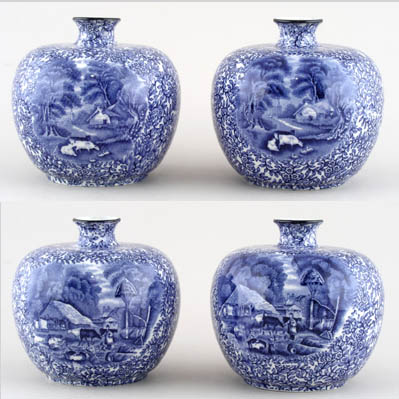 Vases Pair c1920s